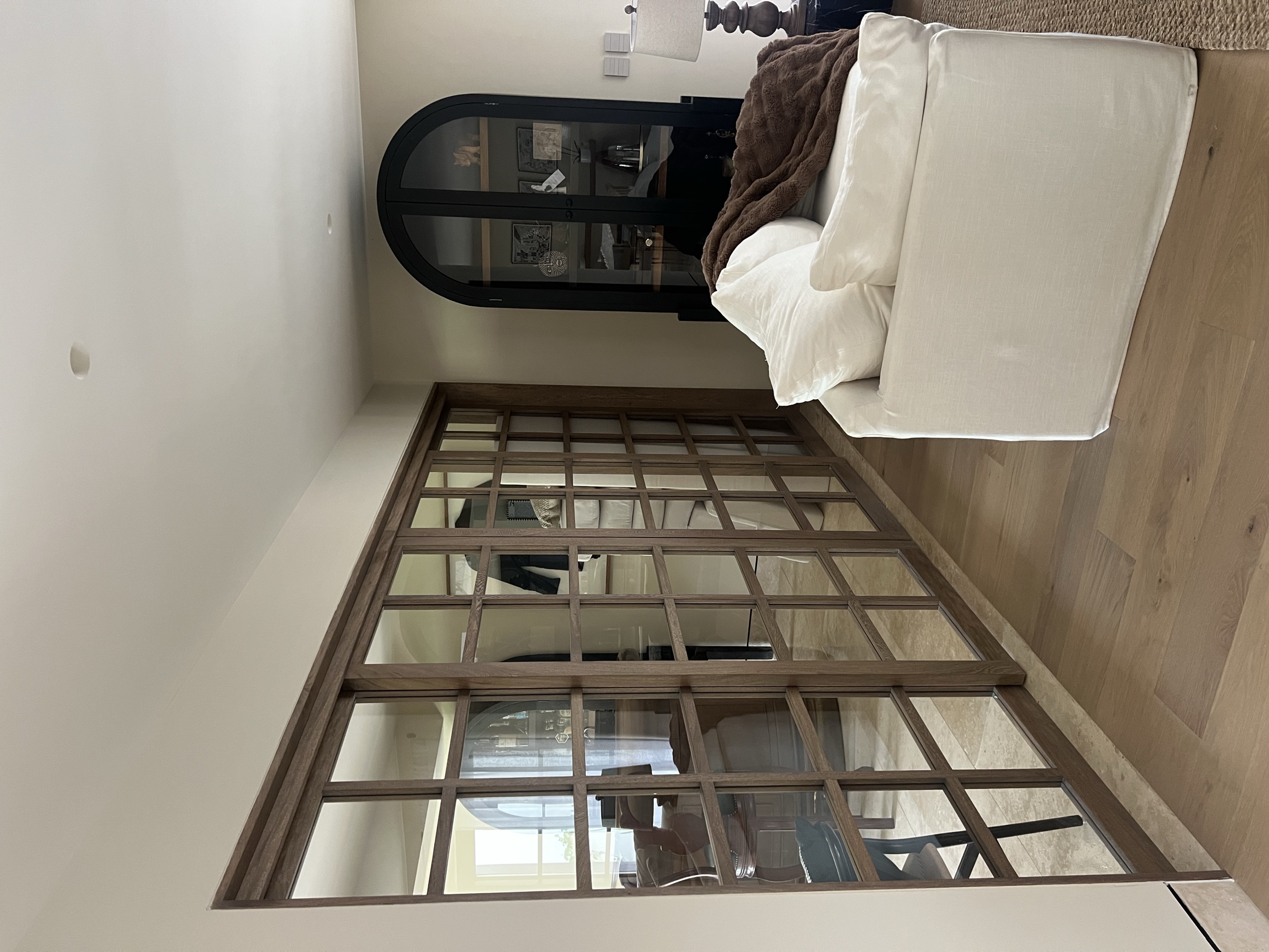 Casa RB — Sala · cancel corredizo de madera